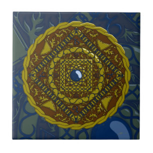 Capricorn Mandala Tile