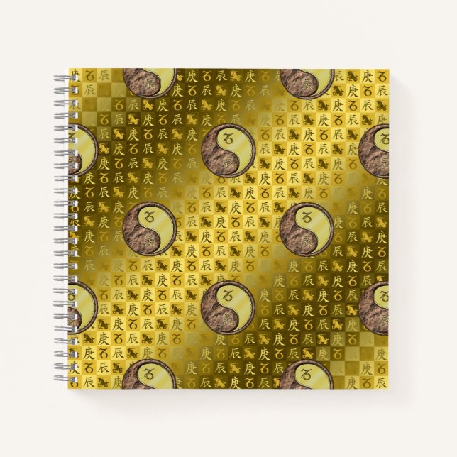 Capricorn & Metal Dragon Notebook (Front)