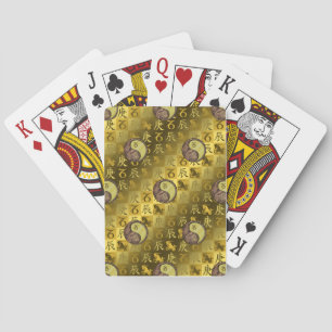 Capricorn & Metal Dragon Playing Cards