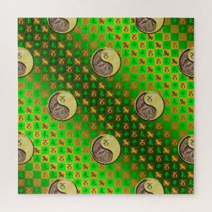 Capricorn & Metal Goat Jigsaw Puzzle