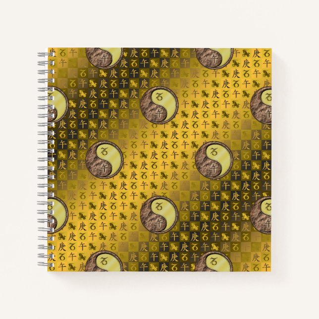 Capricorn & Metal Horse Notebook (Front)