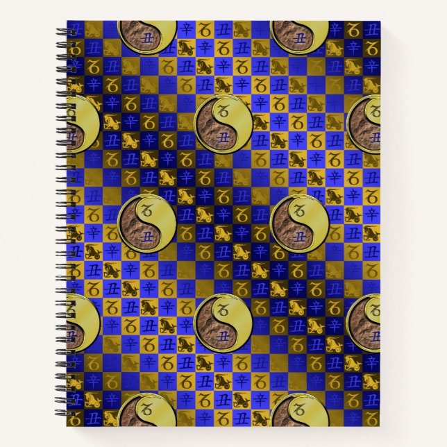 Capricorn & Metal Ox Notebook (Front)