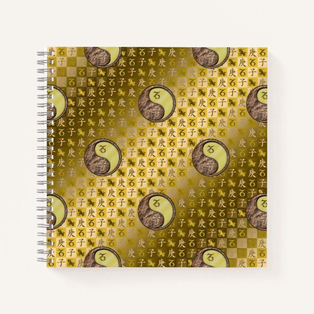 Capricorn & Metal Rat Notebook (Front)