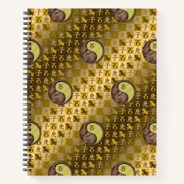 Capricorn & Metal Rat Notebook (Front)