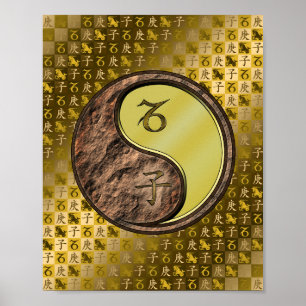 Capricorn & Metal Rat Poster