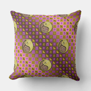 Capricorn & Metal Rooster Cushion