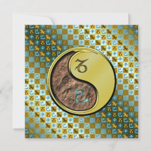 Capricorn & Metal Snake Card