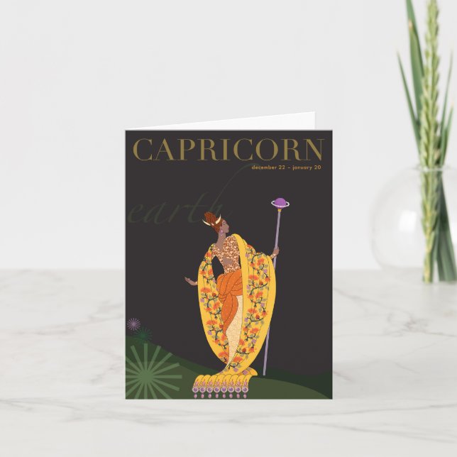 Capricorn Note Card (Front)