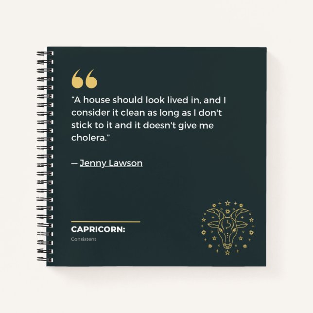 Capricorn notebook (Front)