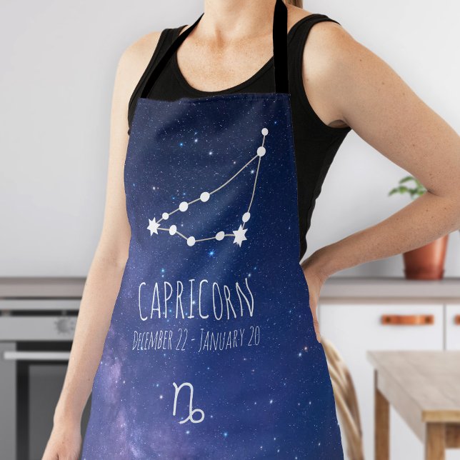 Capricorn | Personalised Zodiac Constellation Apron (Creator Uploaded)