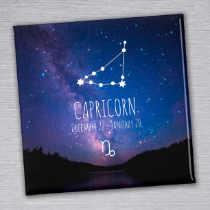 Capricorn Personalised Zodiac Constellation Magnet