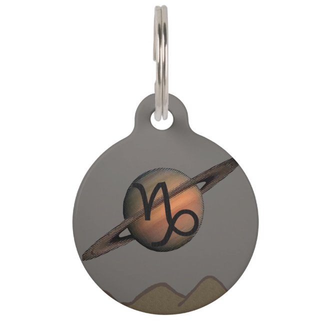 Capricorn Pet Tag (Front)