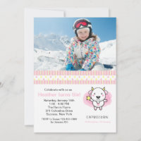 Capricorn Photo Birthday Party Invitation