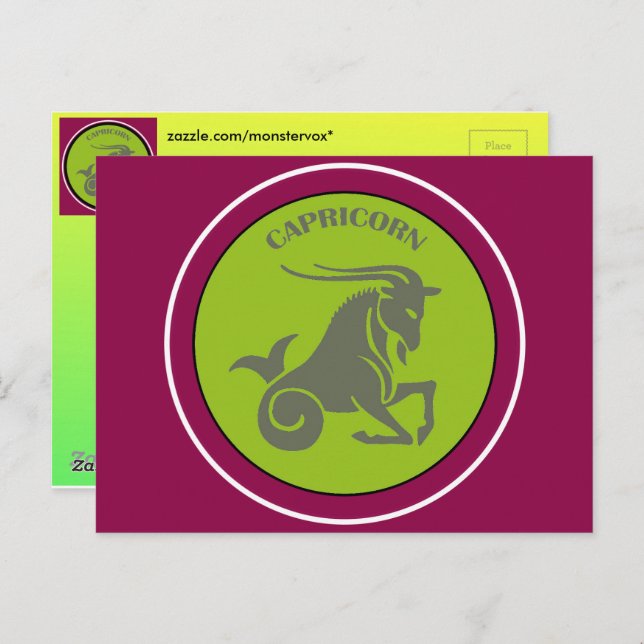Capricorn Postcard (Front/Back)