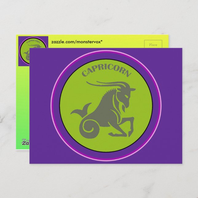 Capricorn Postcard (Front/Back)