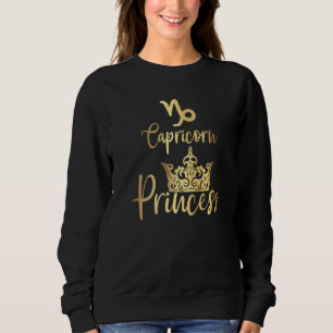 Capricorn Princess Zodiac Sweatshirt