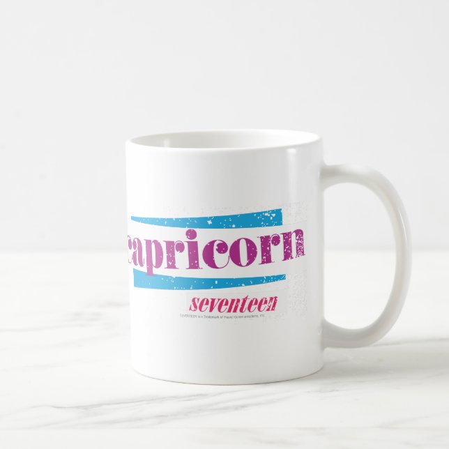 Capricorn Purple Coffee Mug (Right)