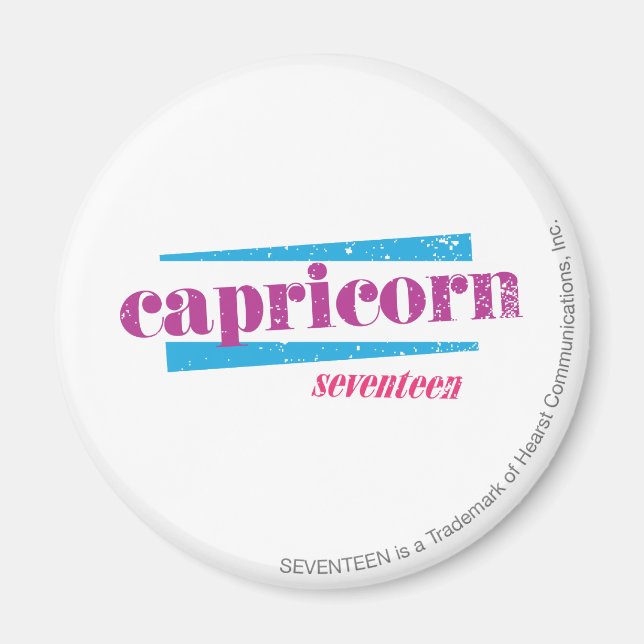 Capricorn Purple Magnet (Front)