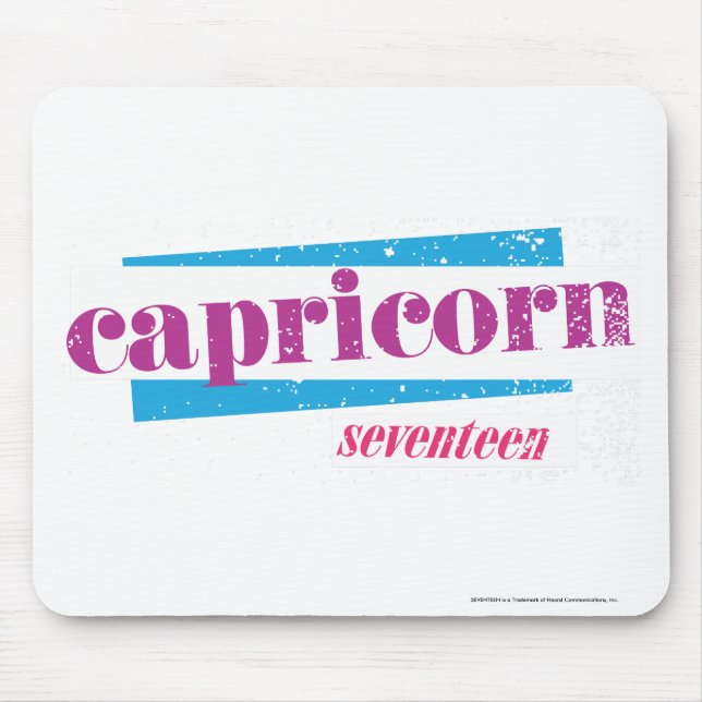 Capricorn Purple Mouse Pad (Front)