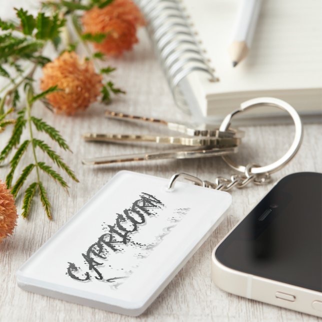 Capricorn Reflection Key Ring (Front Right)