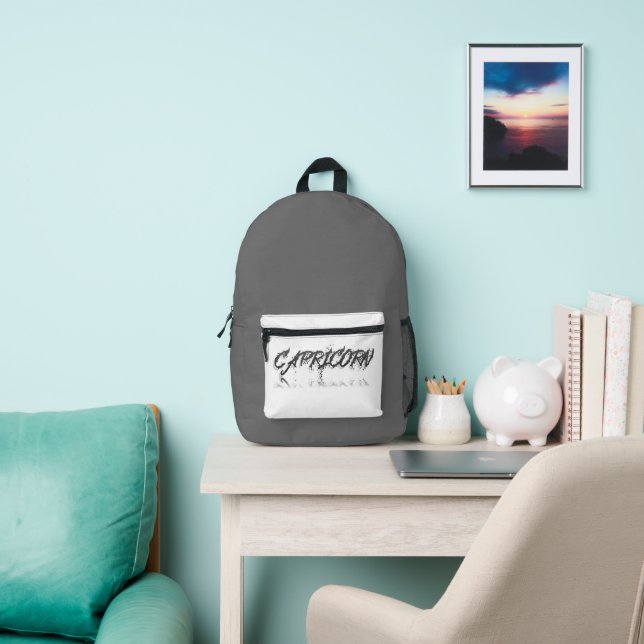 Capricorn Reflection Printed Backpack (Insitu)
