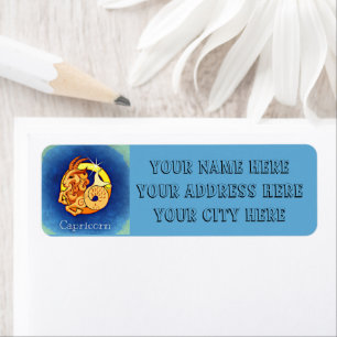 Capricorn Return Address Label