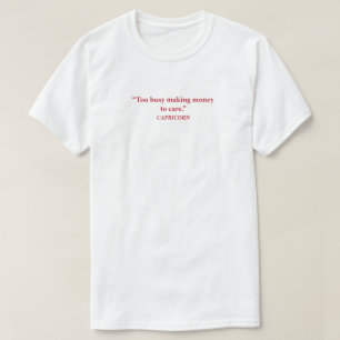 Capricorn Scheduled Breakdown Zodiac Tee 