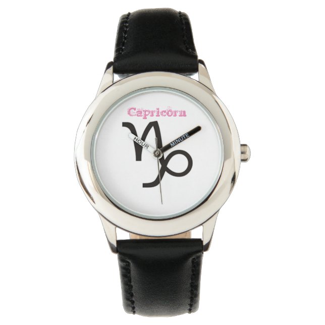 Capricorn Sign of the Zodiac. Children Watches.. Watch (Front)