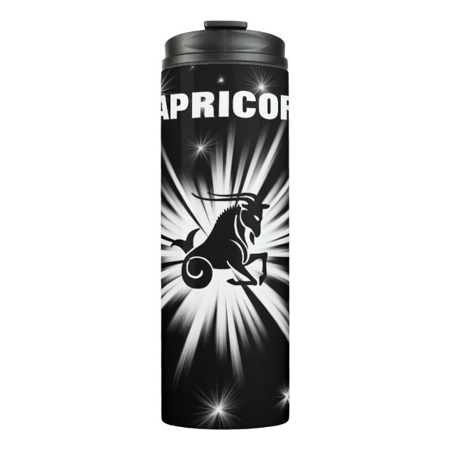 Capricorn sign thermal tumbler (Front)