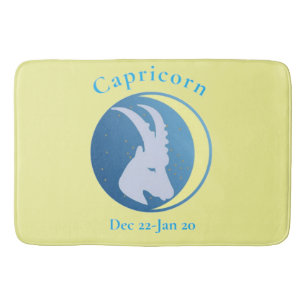 Capricorn Sign Thunder_Cove Bath Mat