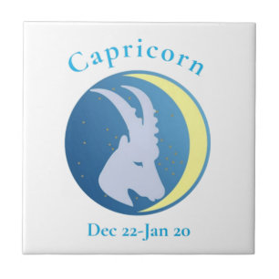 Capricorn Sign Thunder_Cove Ceramic Tile