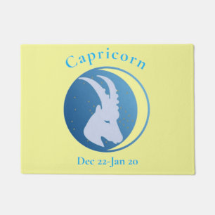 Capricorn Sign Thunder_Cove Doormat