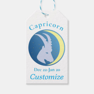 Capricorn Sign Thunder_Cove Gift Tags