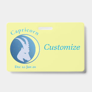 Capricorn Sign Thunder_Cove ID Badge