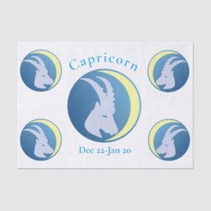 Capricorn Sign Thunder_Cove Tissue Paper