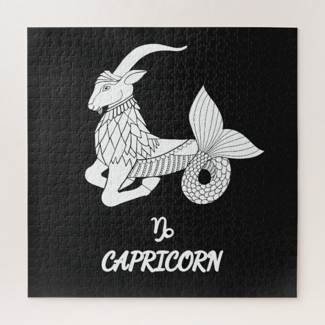 Capricorn Silhouette Jigsaw Puzzle (Vertical)