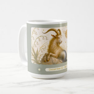 Capricorn Solomon's Seal Art Nouveau Mug