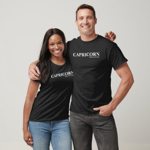 Capricorn Star Sign Custom Born T-Shirt