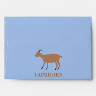 Capricorn Star Sign Goat Envelope