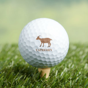 Capricorn Star Sign Goat Golf Balls