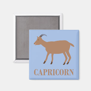 Capricorn Star Sign Goat Magnet
