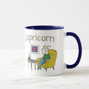 Capricorn star sign Sea Goat zodiac star Mug