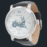 Capricorn Star Sign Vintage Art | Customised Watch<br><div class="desc">A personalised watch tailored to the person who is represented by the star sign Capricorn.</div>