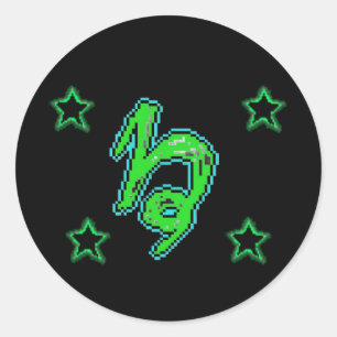 CAPRICORN Stars Classic Round Sticker