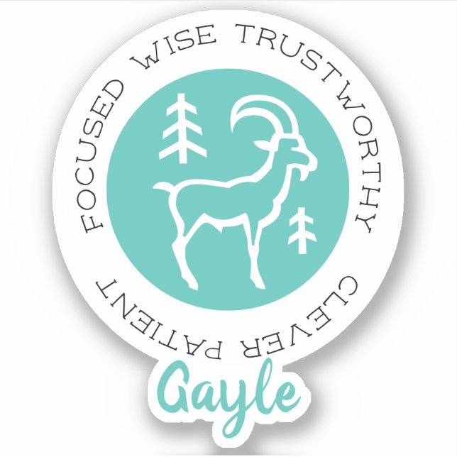 Capricorn Sticker (Front)