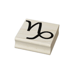 capricorn symbol art stamp