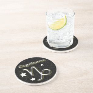Capricorn symbol coaster