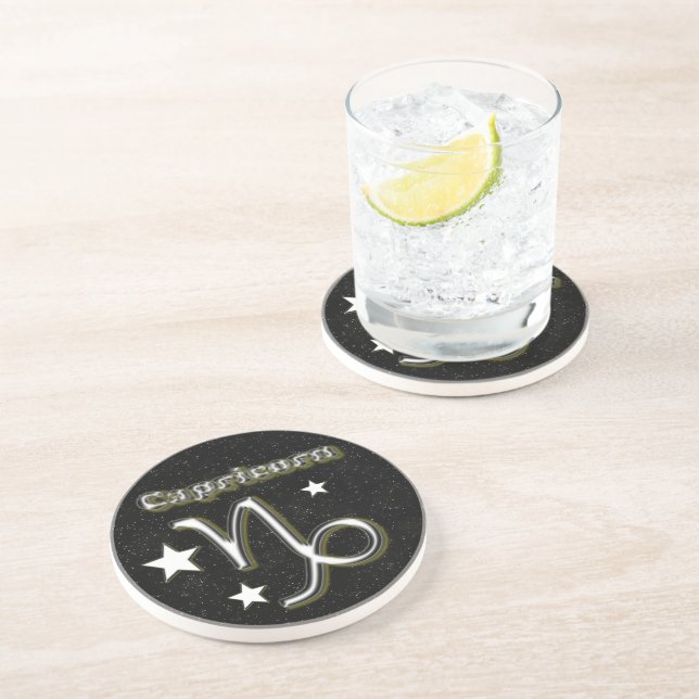 Capricorn symbol coaster (Side)