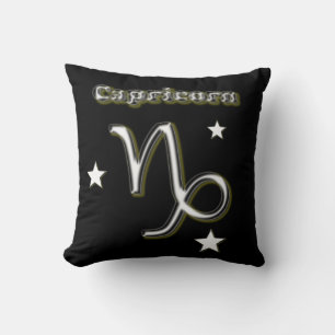 Capricorn symbol cushion