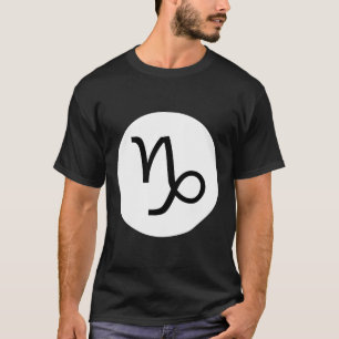 Capricorn Symbol - Dark Tee